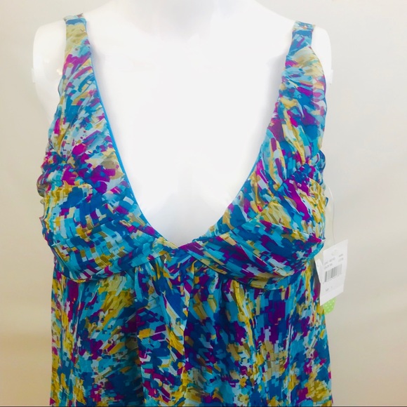 Johnny Martin Flirty Dress Sundress Cocktail Size 1 Umpire Waist - Picture 4 of 8